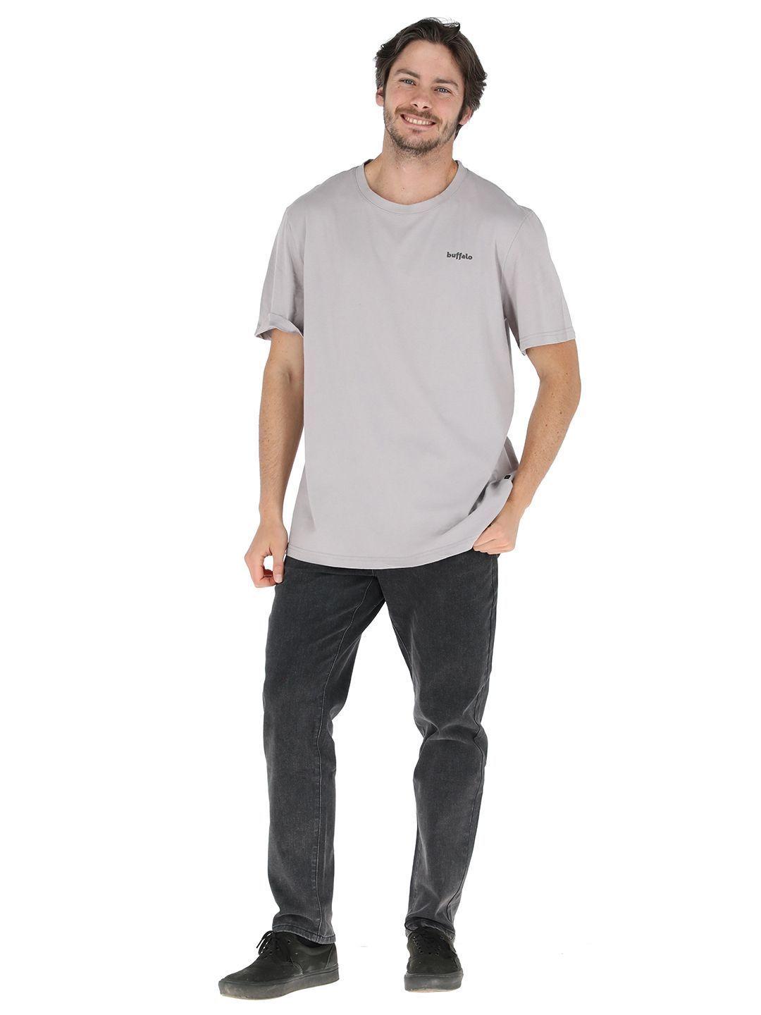 Polera Manga Corta Bombus Gris Hombre-1