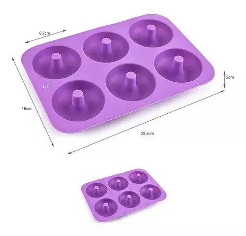 Moldes Silicona Donas Moldes De Silicona Donuts Molde Dona  VIO-146427-3