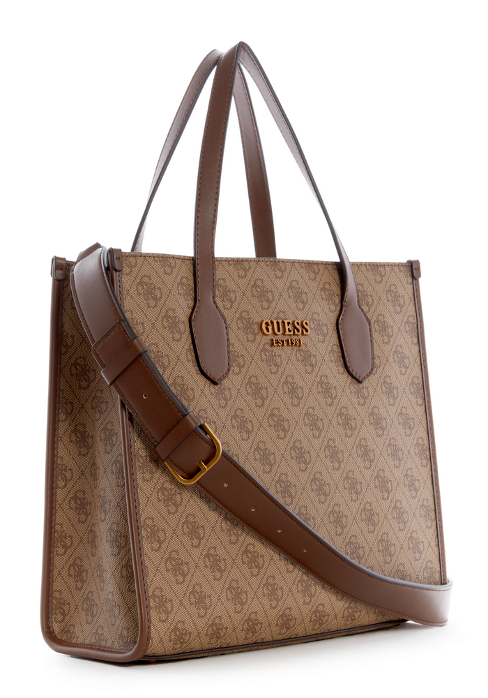 Cartera Silvana 2 Compartment Tote Lgw Café Guess-2