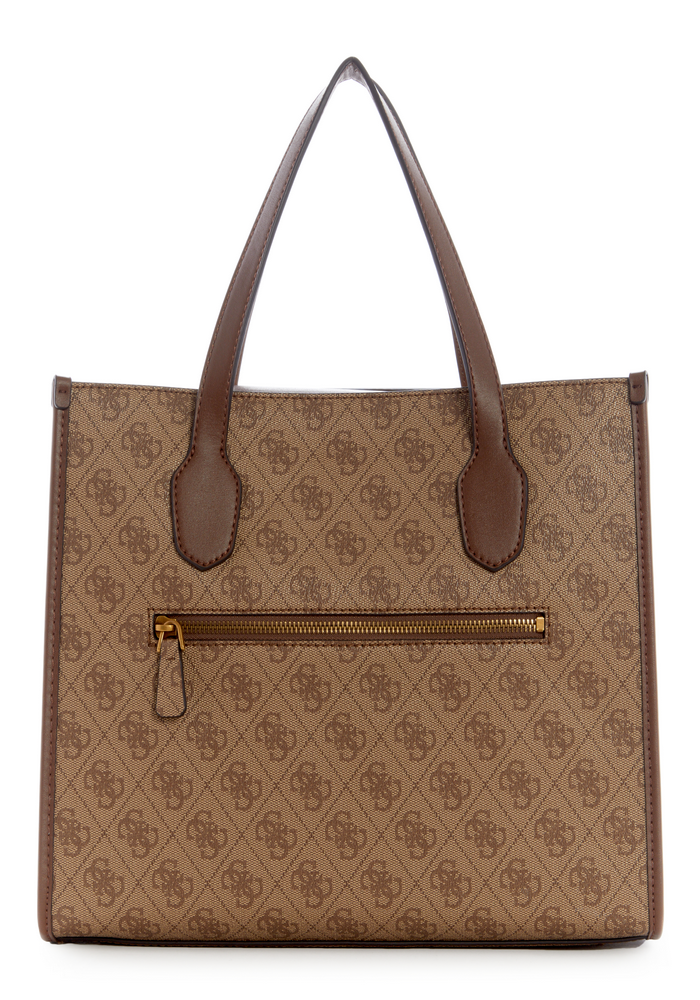 Cartera Silvana 2 Compartment Tote Lgw Café Guess-1
