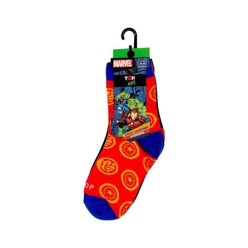 Calcetines Medios Niño Pack 3 Avengers Multicolor Top-1