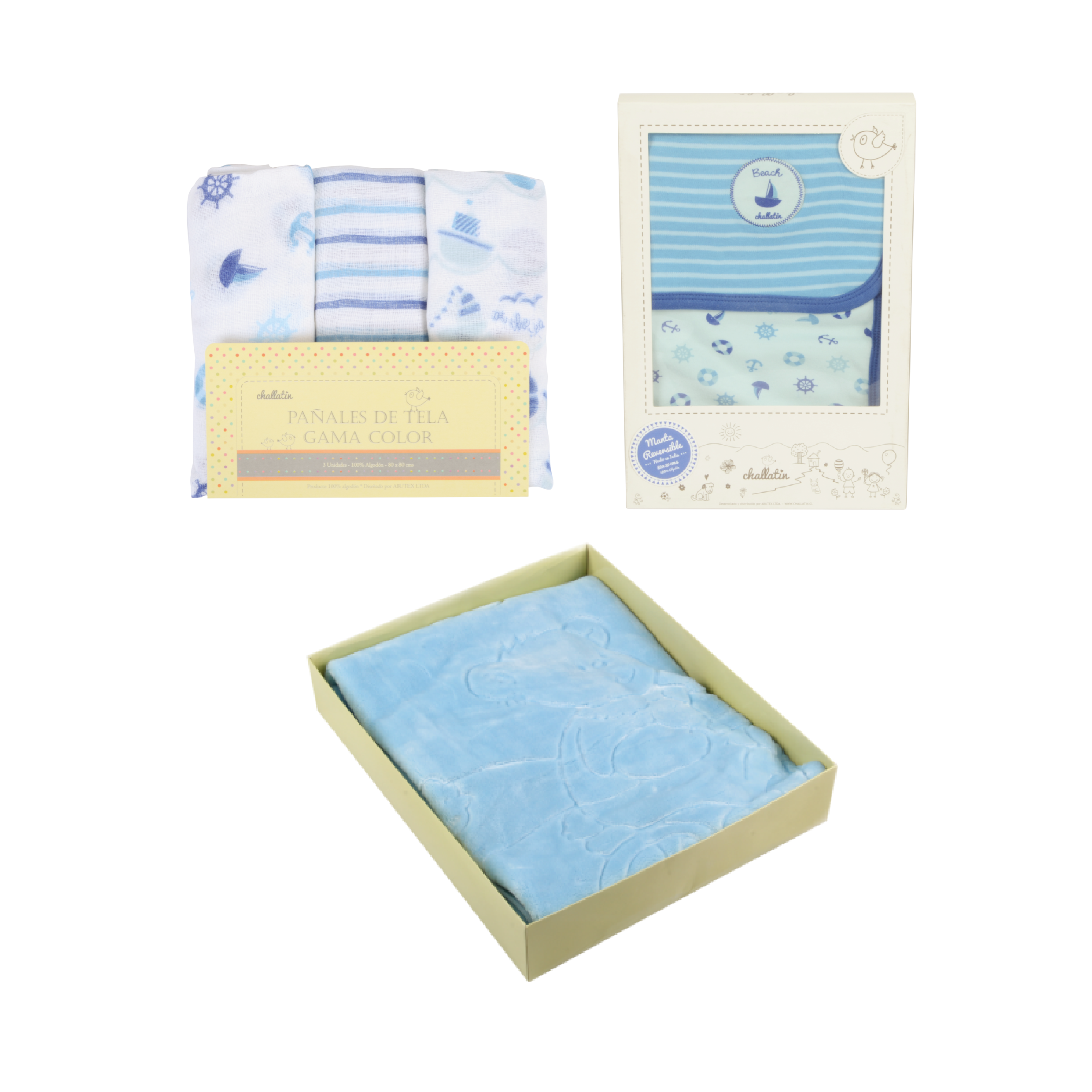 PACK MANTAS Y PAÑALES ROSADO-0