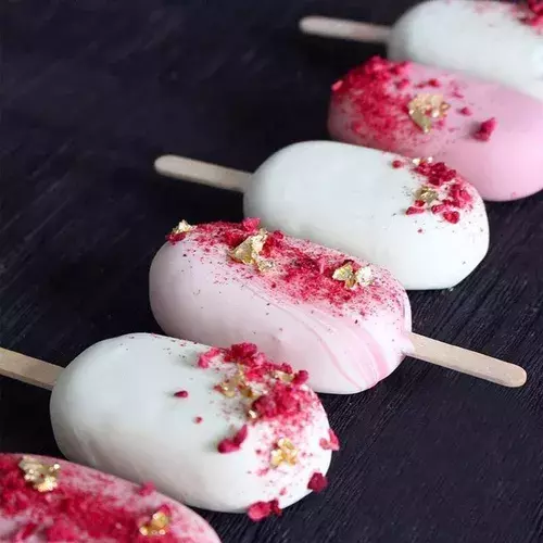 Moldes De Silicona Blanco Para Helados Molde Paletas Helado 0417 -5
