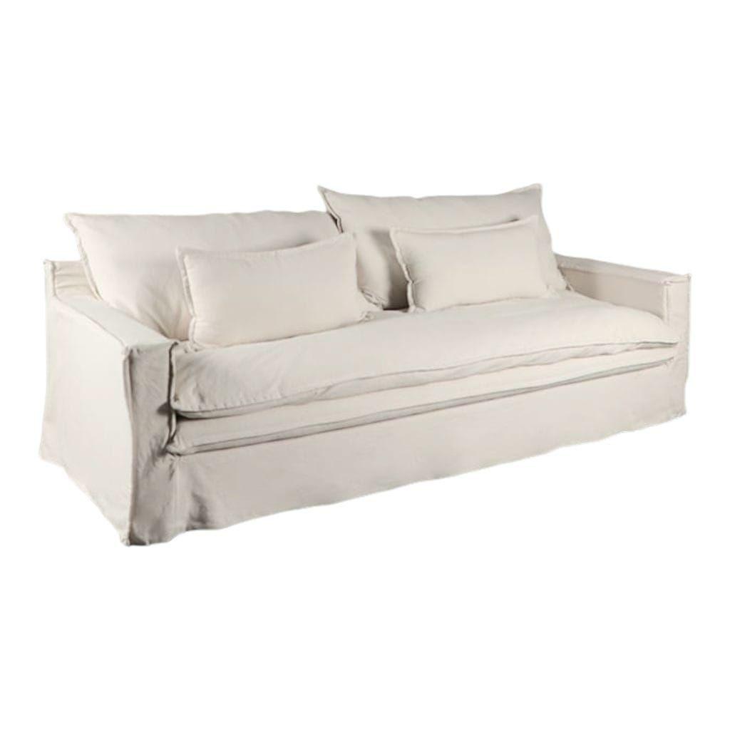 Sofa Amaro 2,20 mts Beige con funda-1