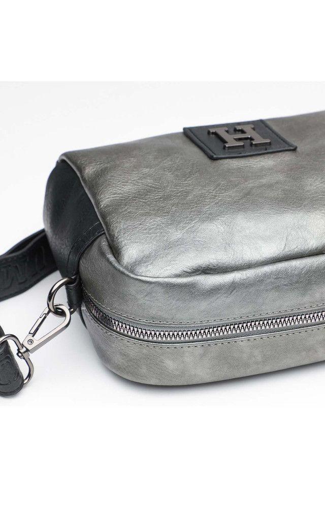 Cartera Cruzada Plateada Travel Humana-3
