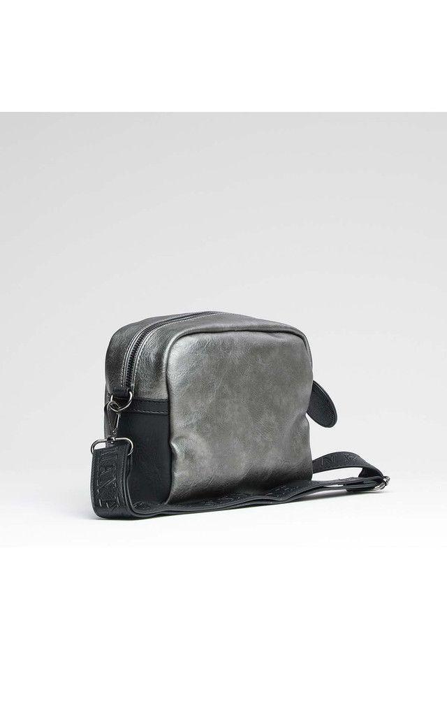 Cartera Cruzada Plateada Travel Humana-2