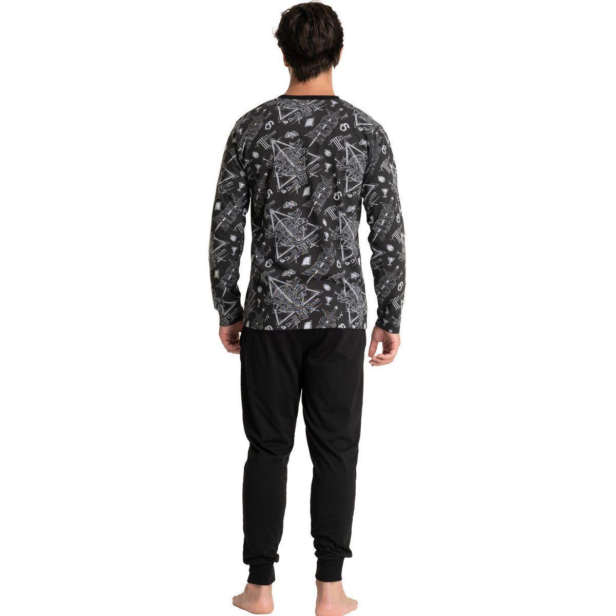 Pijama Algodón Hombre Invierno HARRY POTTER C2 Top-1