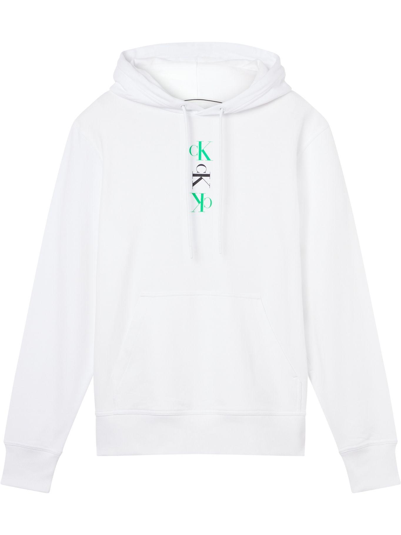 Polerón Hoodie Ck Repeat Blanco Calvin Klein-0