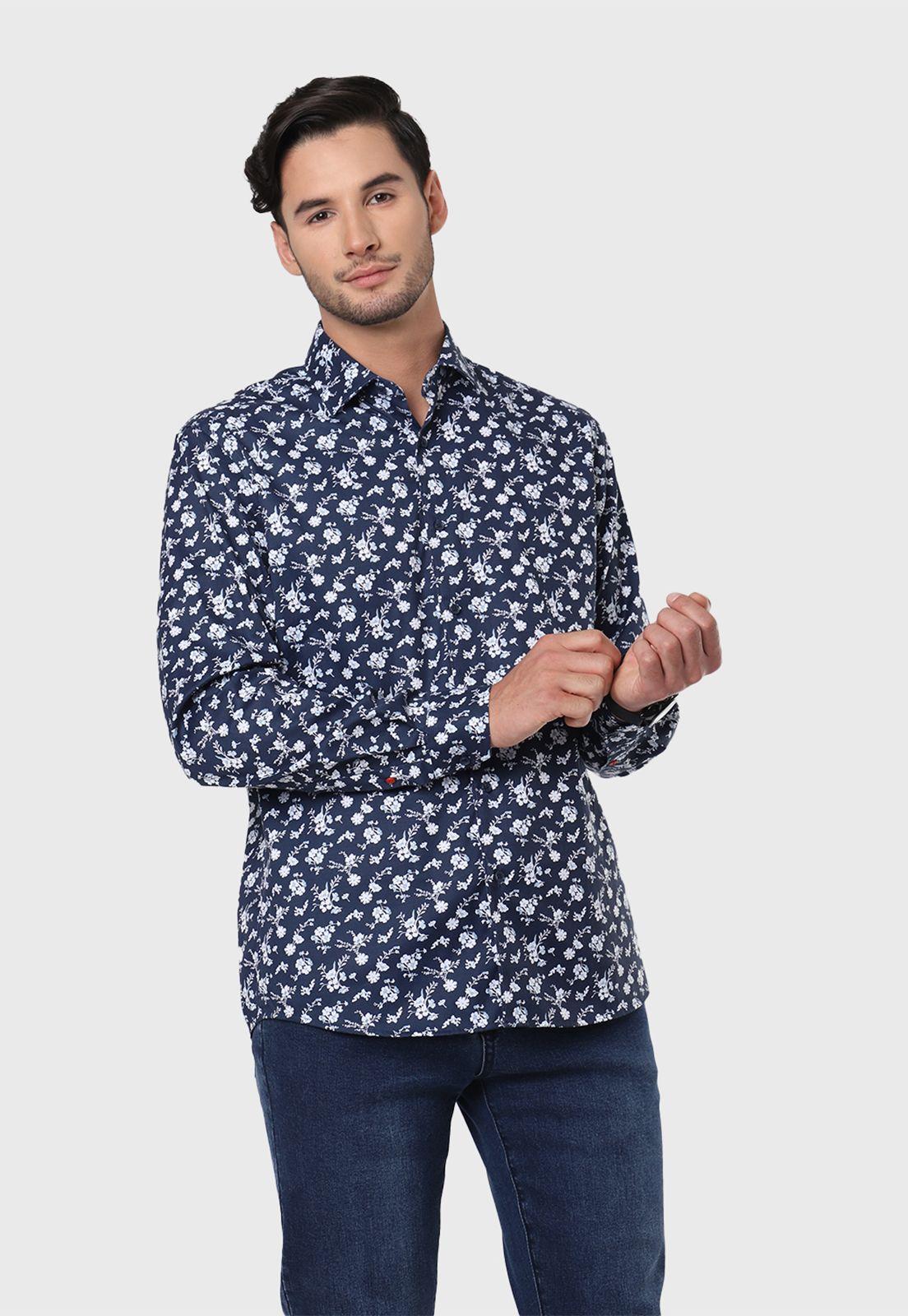 Camisa Estampada Spandex Arrow-0