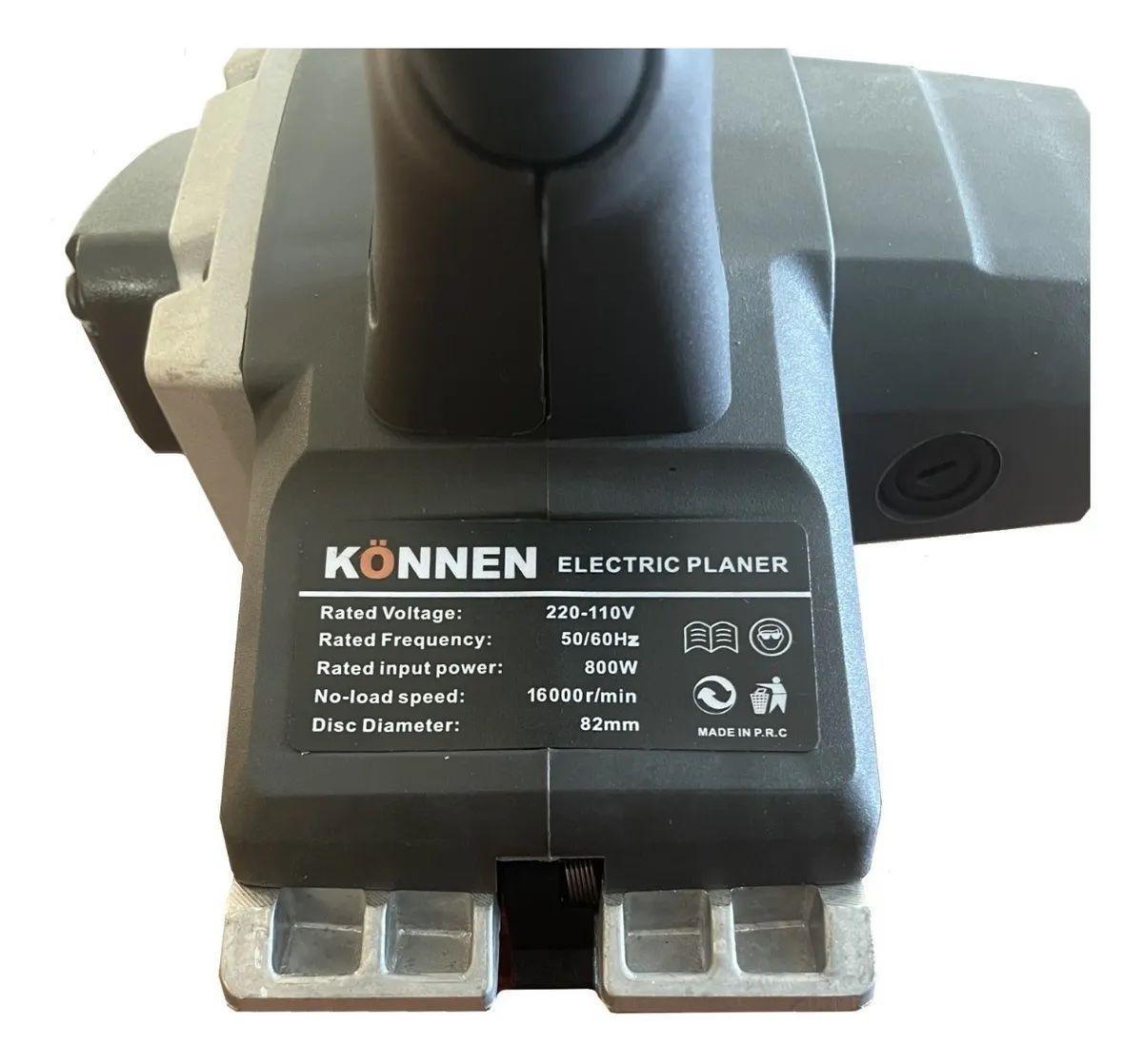 Cepillo Eléctrico Carpintería - 220 V - 800 W - 82mm-5