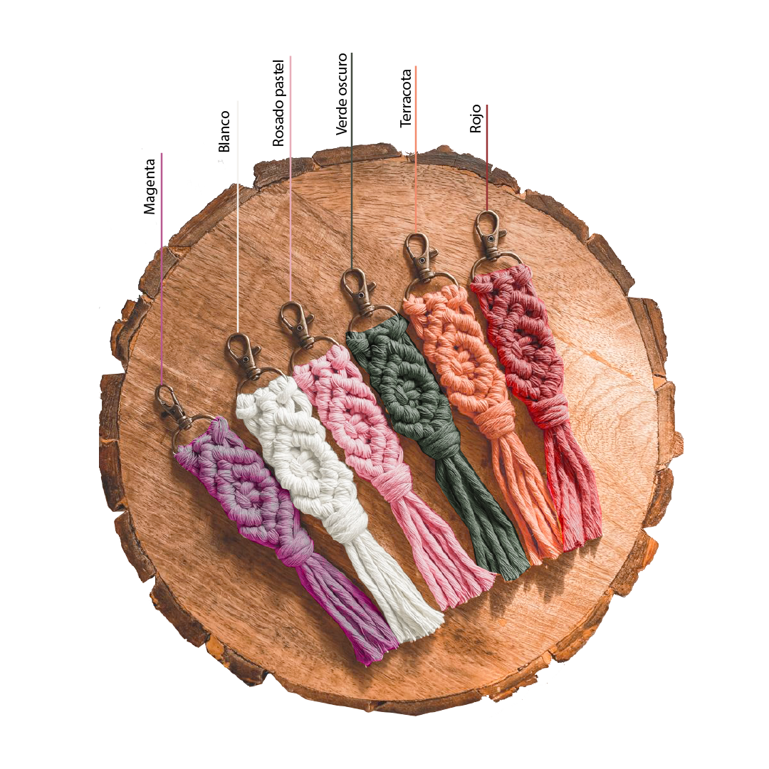 Pack 3 Llaveros Maeli terracota 02-1