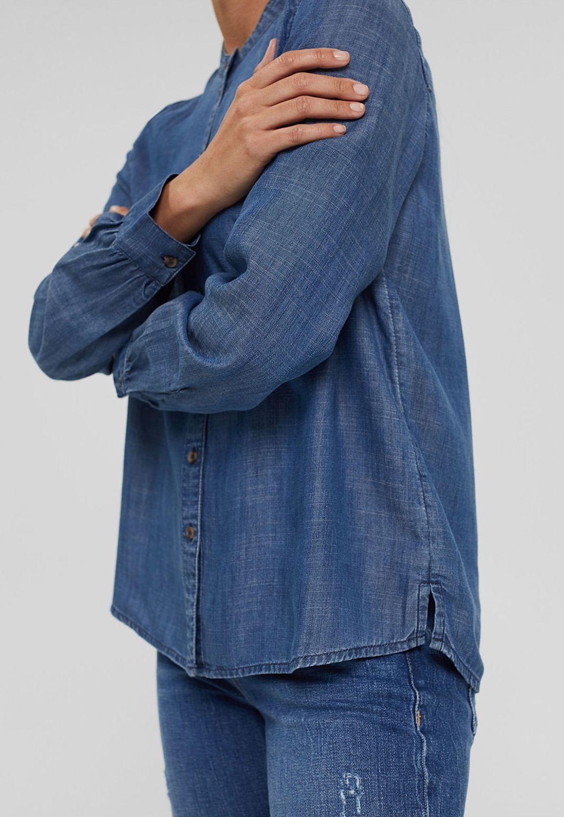Blusa Jeans En Tencel™ Esprit-0
