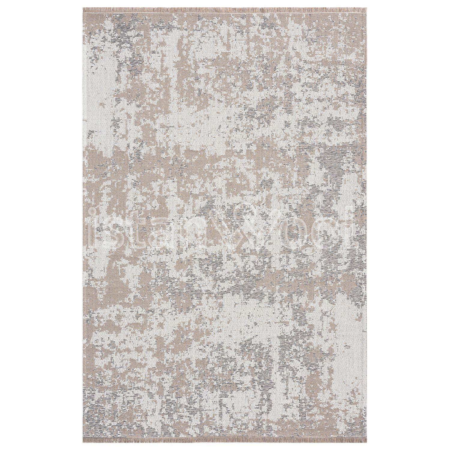 Alfombra Moderna 150x220 Café con Beige-0