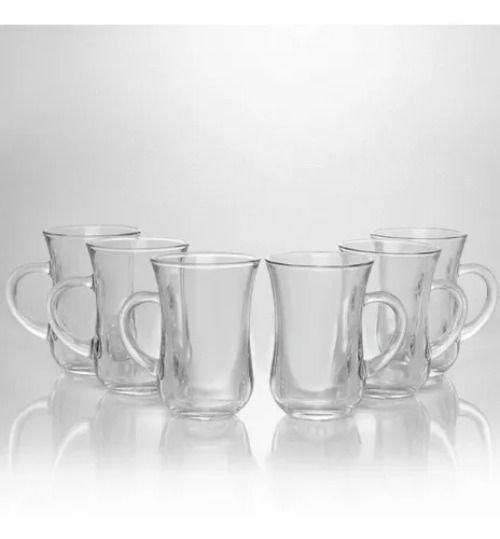Tazas Tipo Jarra Cafe Vidrio Turco 140ml X 6 Unidades-0
