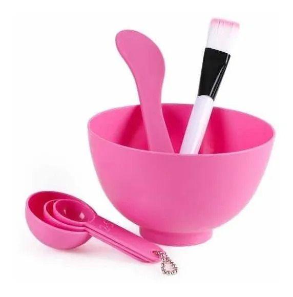 Set Mascarilla Arcilla Blanca + Bowl + Cintillo + Saquito-2