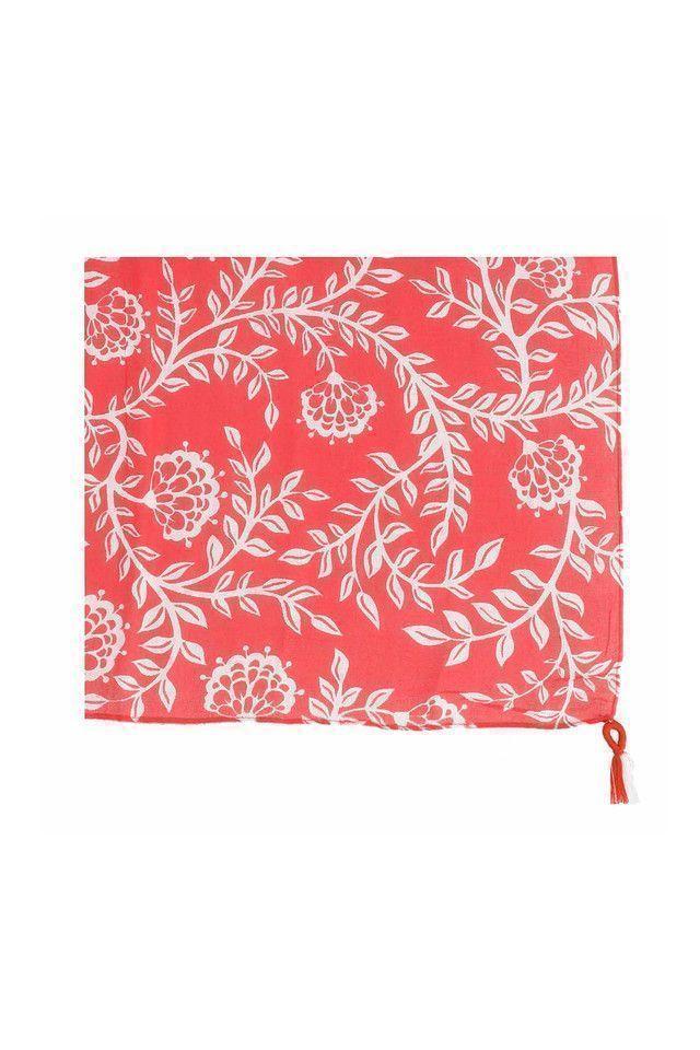 Pañuelo Estampado Rojo Folk Fire Jardín Humana-1