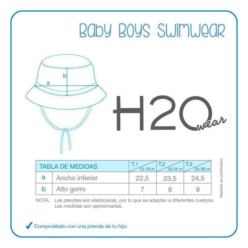 Gorro Bebe Niño UV 50 Disney Spidey Azul-2