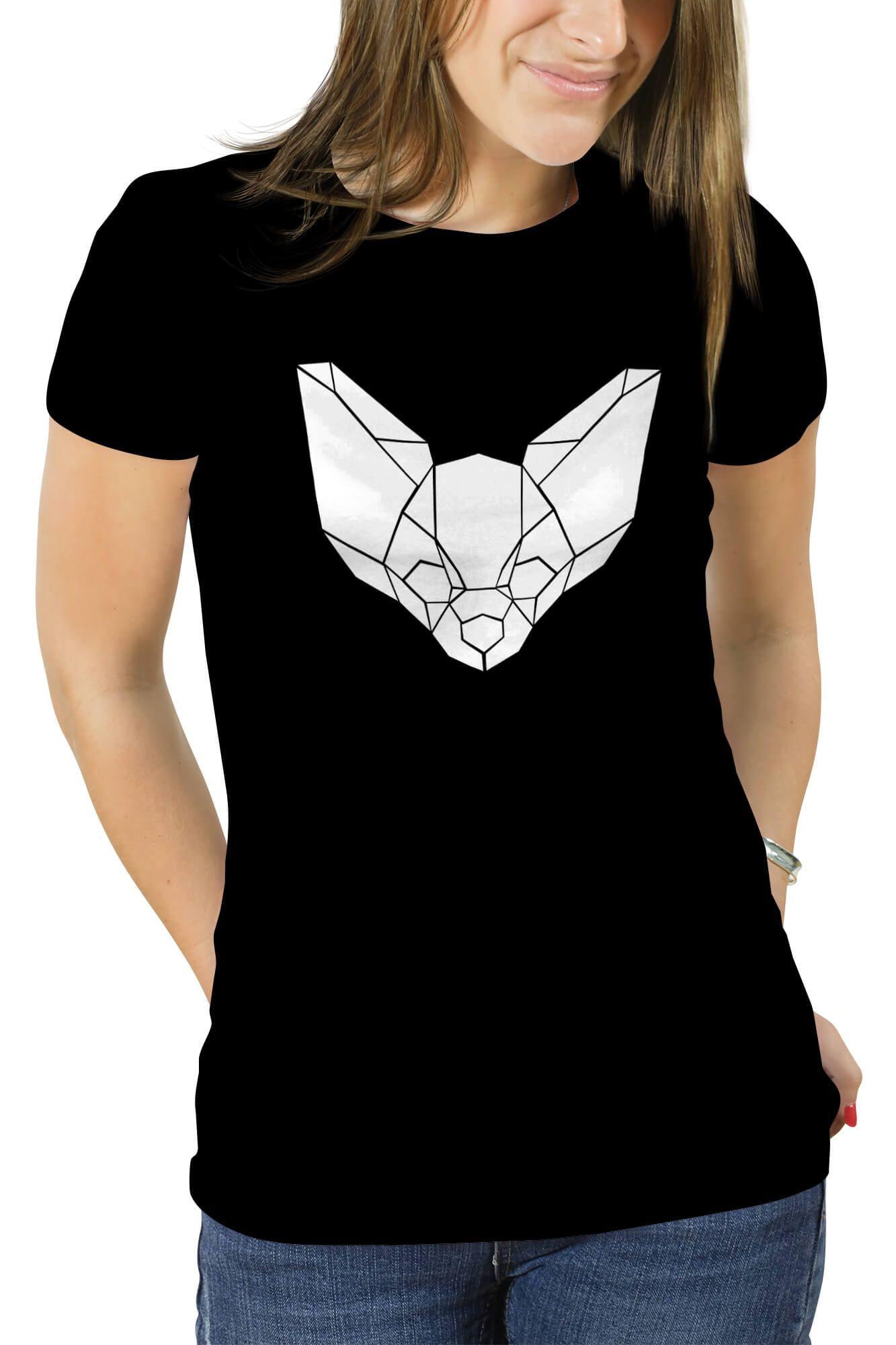 Polera mujer diseño Perrito Chihuahua Geométrico perro-0