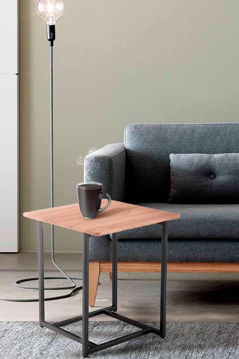 Mesa de Centro Estilo Industrial Beige-1