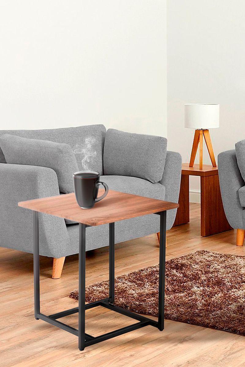 Mesa de Centro Estilo Industrial Beige-5