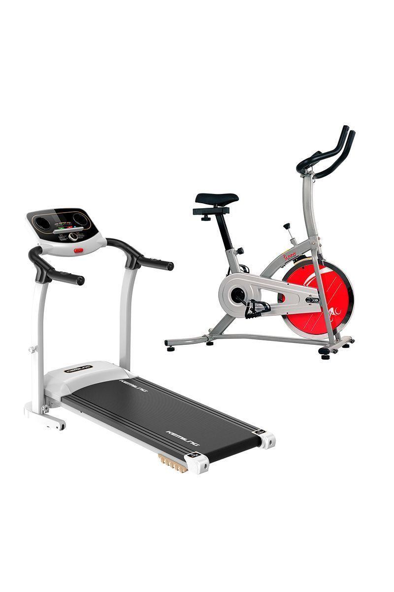 Pack Trotadora M201 + Spinning SF-B1203 Blanco-0