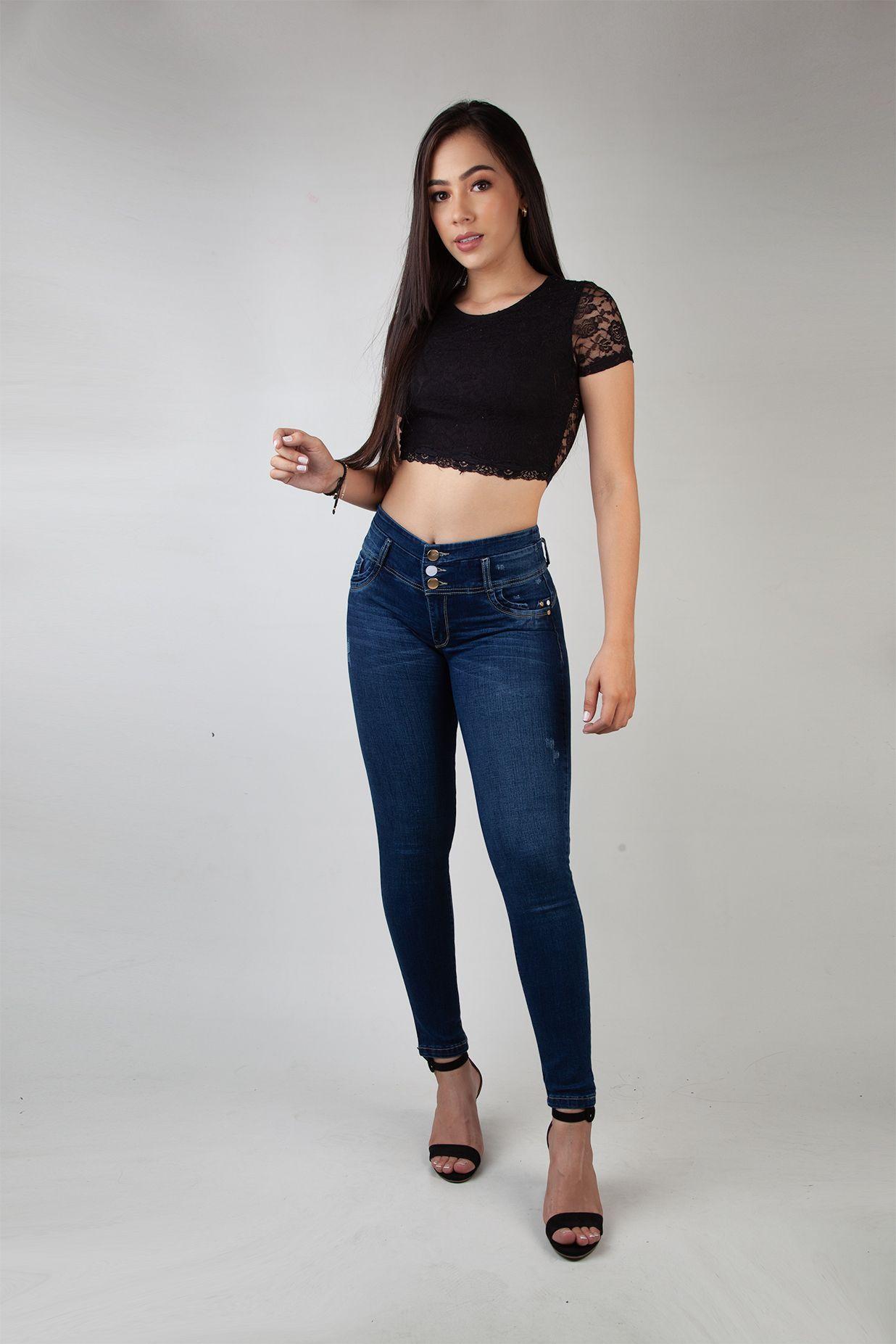 JEANS DAMA AZUL SHADDAY 3350 -1