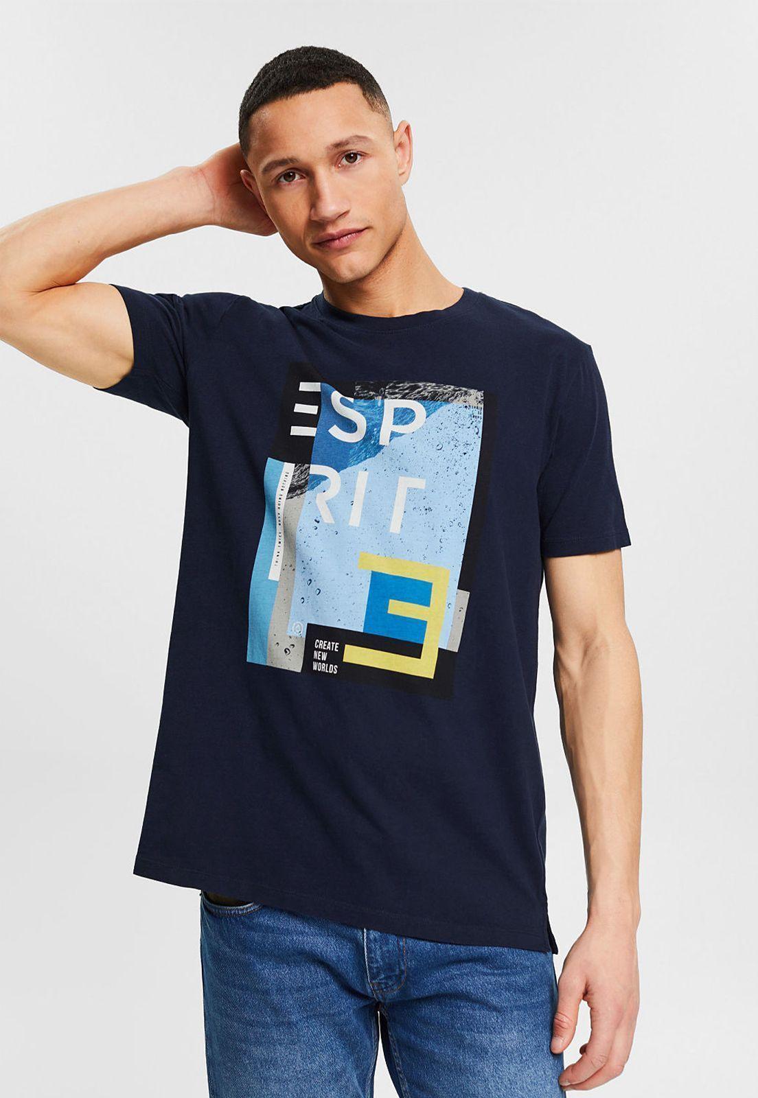 Polera Con Estampado Grande En El Frente Esprit-0