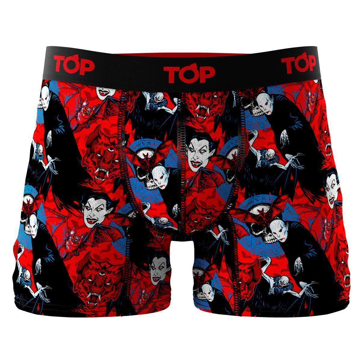 Bóxer Medio Algodón Pack 3 Vampiro Top-2