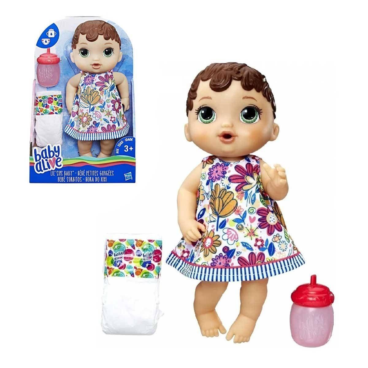 Baby Alive Bebe Sorbitos Hasbro - Castaña-0