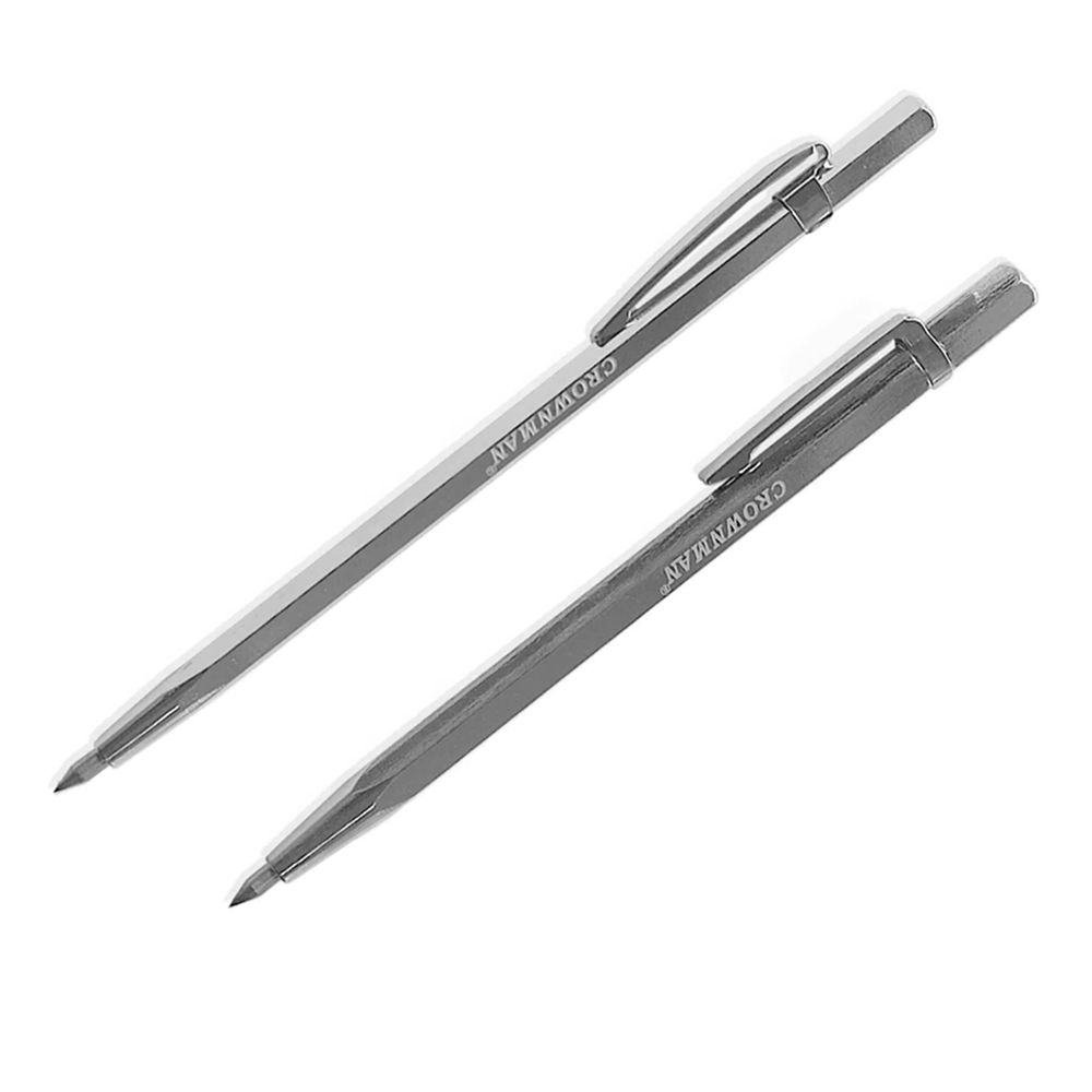 Lápiz Marcador P/ Metal Ceramica Lapicero 2pc Crow-0