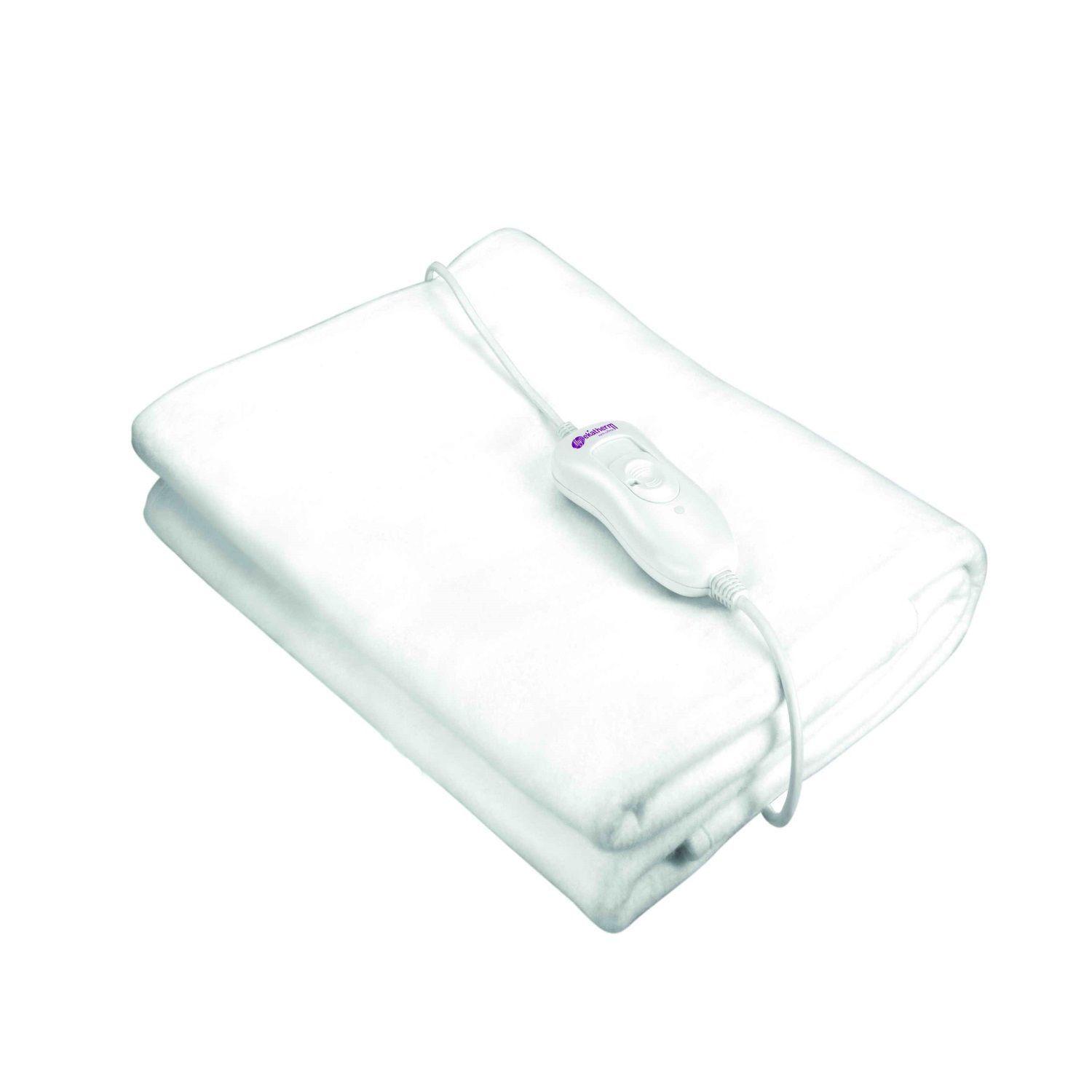 Calientacamas individual poliéster con regulador separable-0