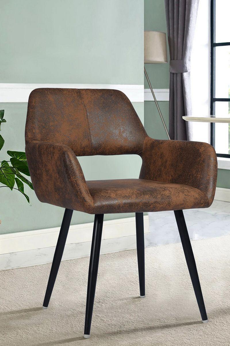 Pack 2 Silla Comedor Cromwell Café-1
