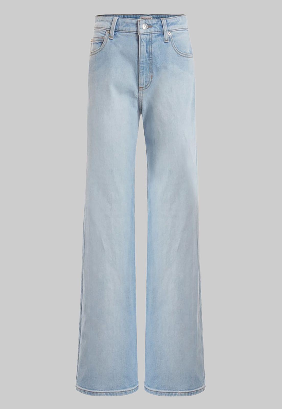 Jeans Guess Go Kit Broadway Wide Leg F7NN CELESTE-0