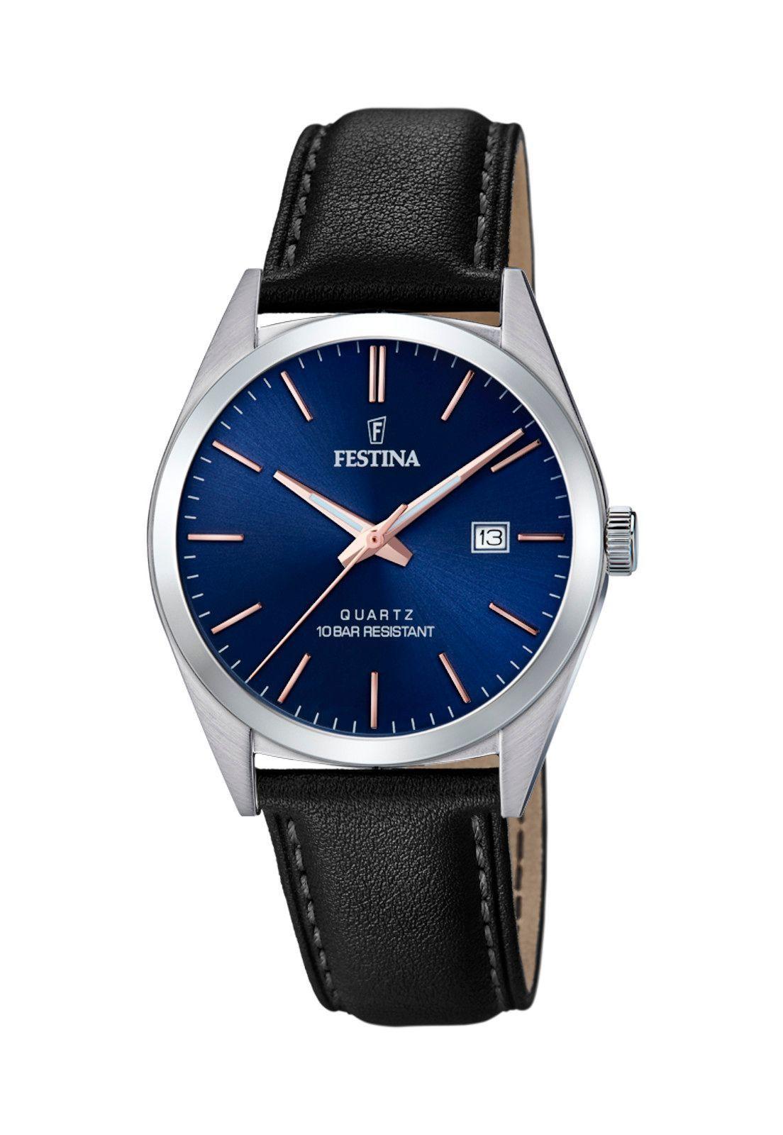 Reloj F20446/B Festina Hombre Acero Clasico-0