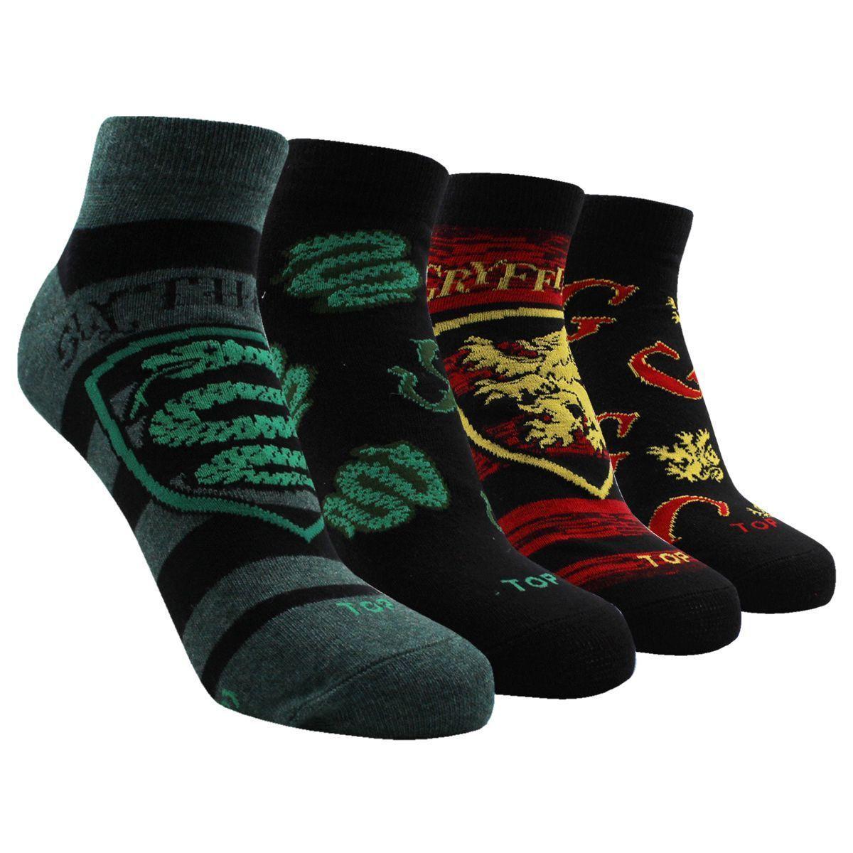 Calcetines Tobilleros Harry Potter Pack 4 C1 Top-1