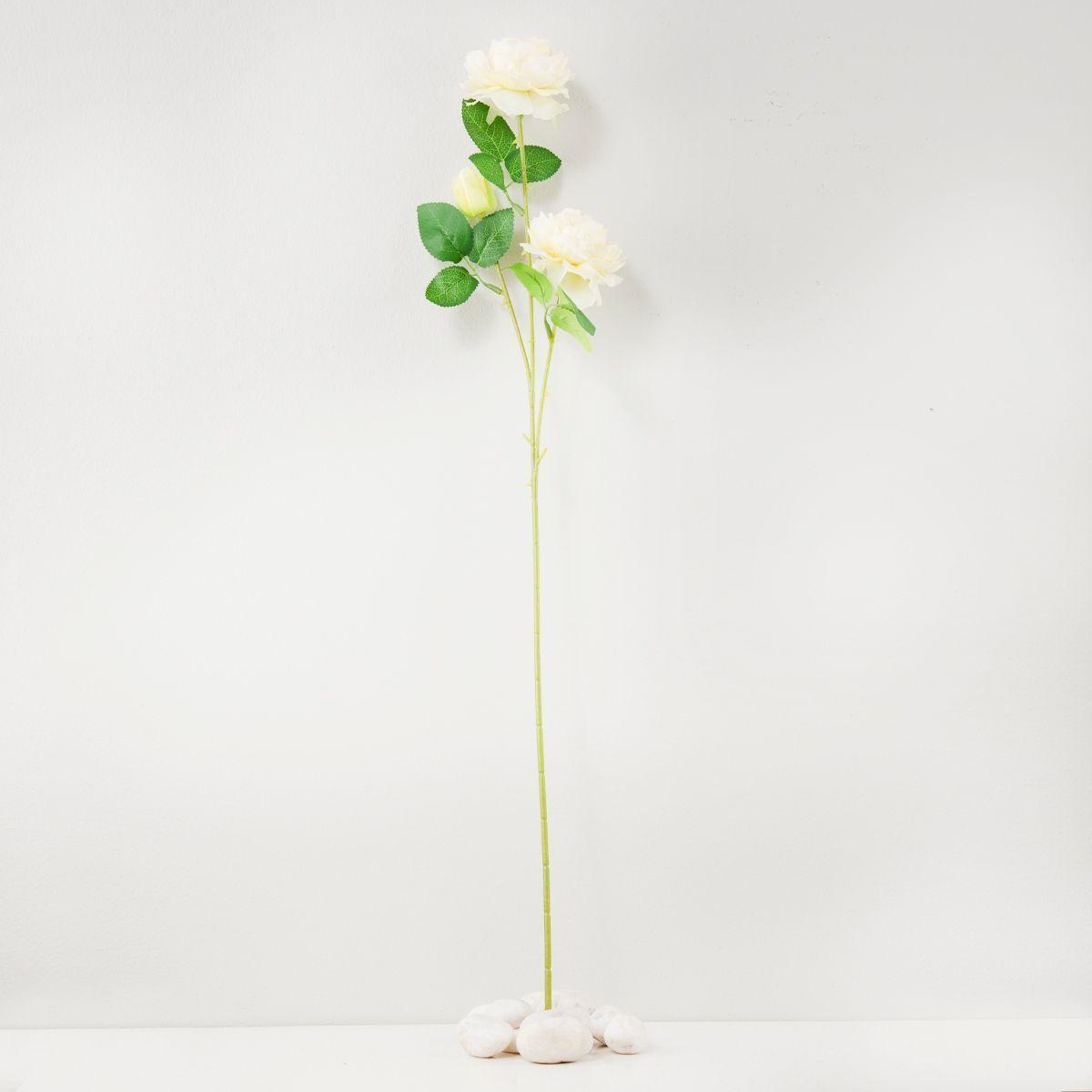 Rosa Artificial Amarilla 66cm-0