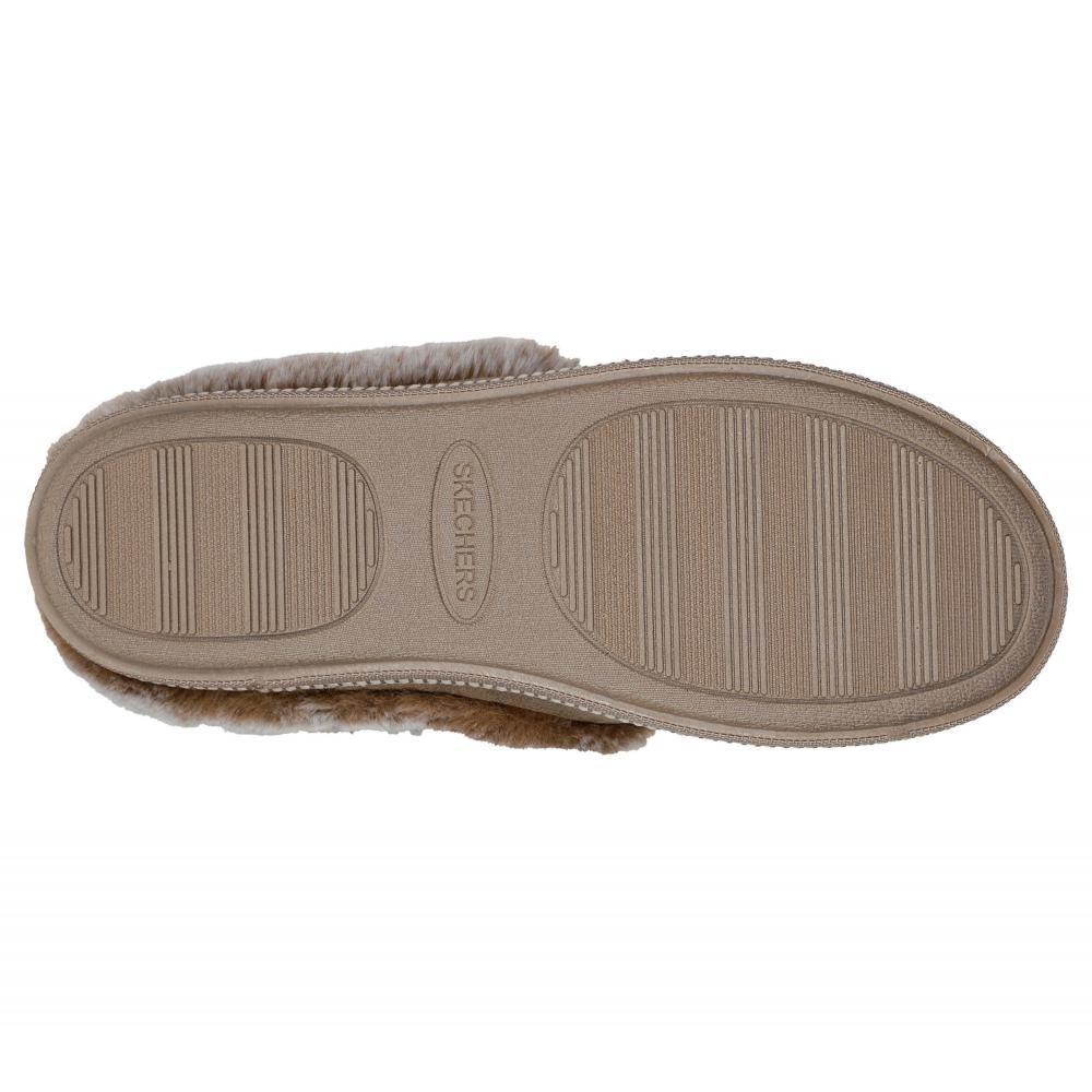 Pantufla Mujer Cozy Campfire Beige Skechers-3