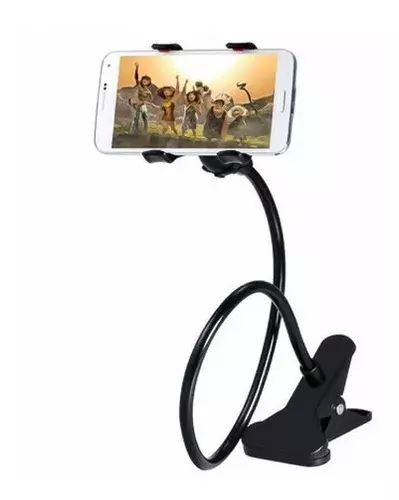 Soporte De Celular Pinza Brazo Flexible-0