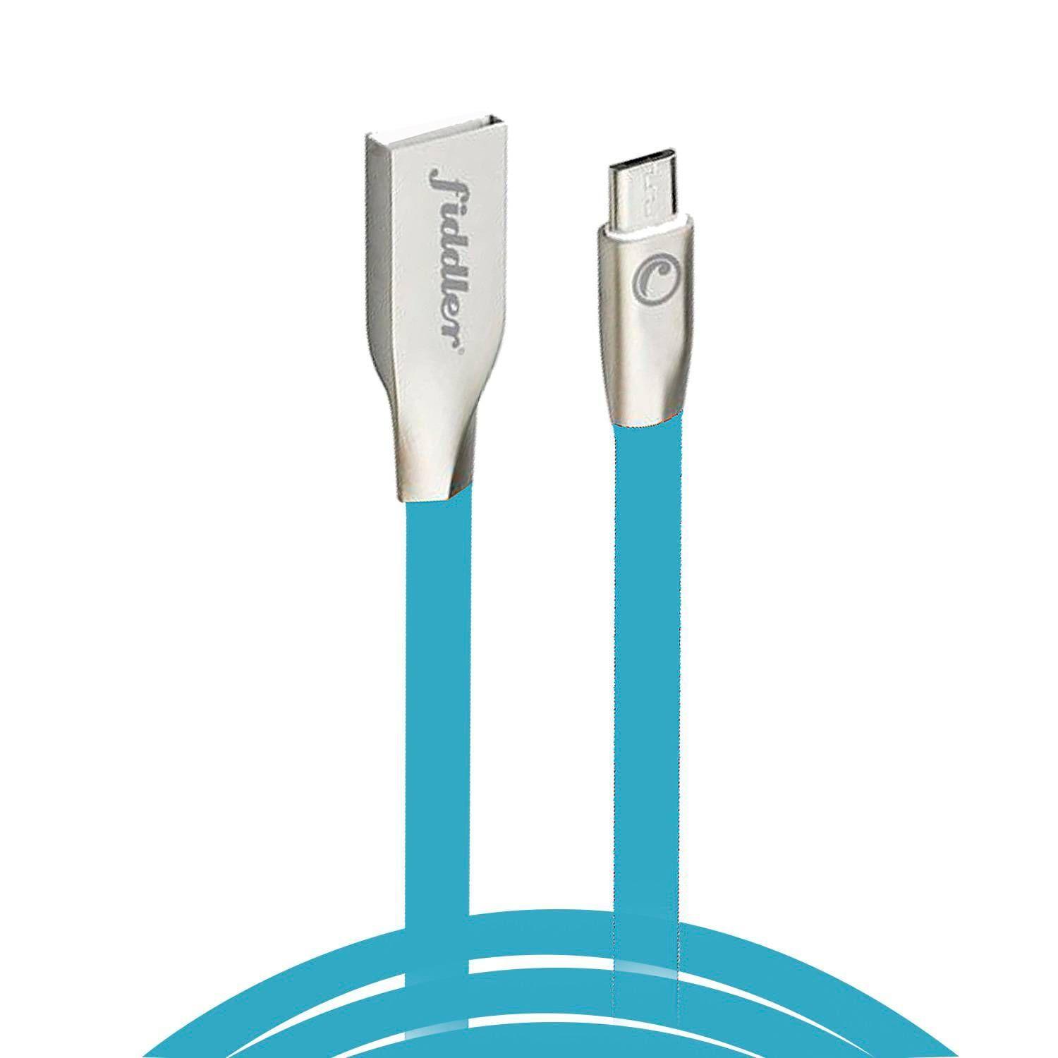 CABLE PARA CELULAR FIDDLER MICRO 5 PIN CELESTE FD-MUSB10BL-0