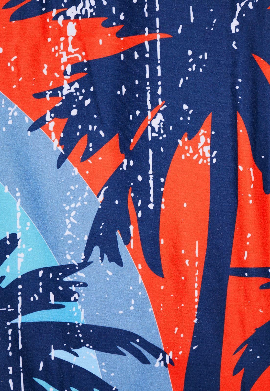 Toalla Playa Palmeras Rojo Family Shop-1