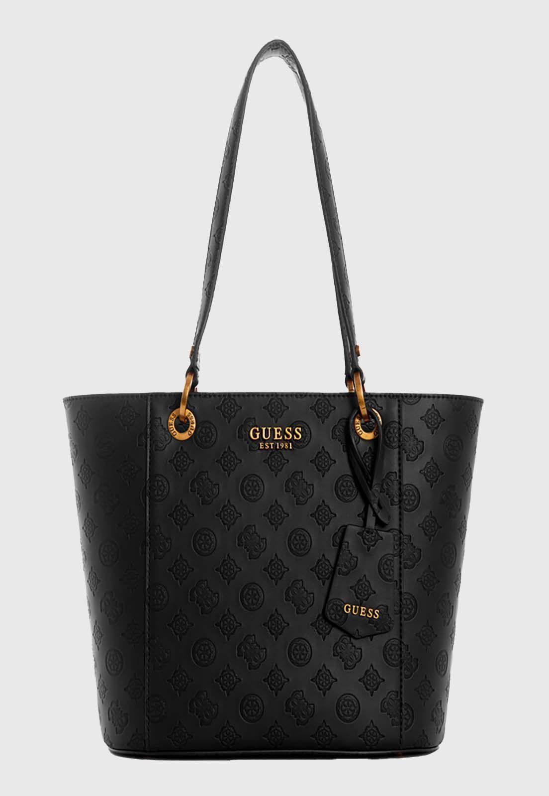 Cartera Noelle Small Elite Tote Negro Guess-0