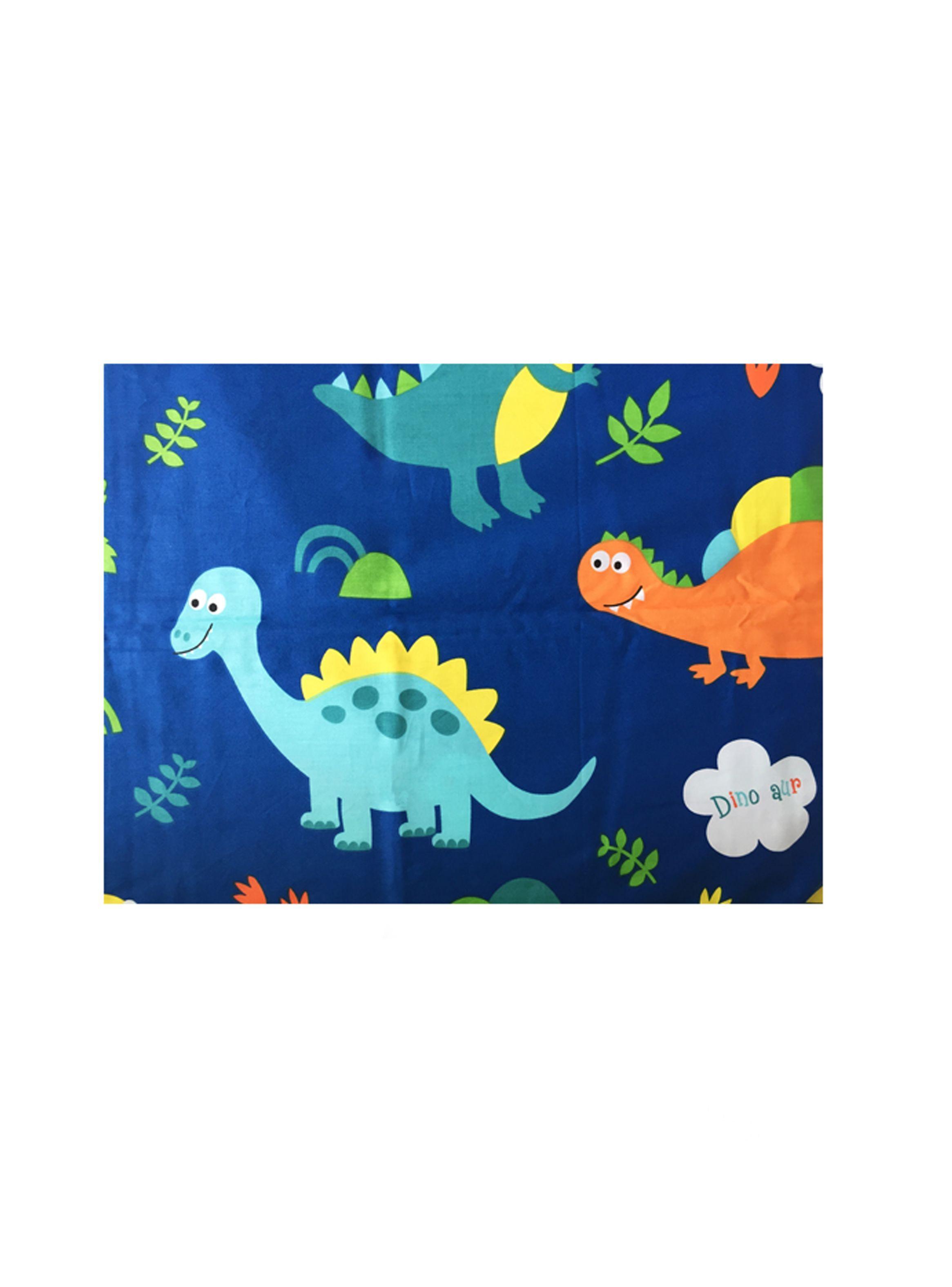 FUNDA DE PLUMÓN ( CUBRECAMA ) DINOSAURIO (120X140) 100% Algodón - para cama infantil o cuna-1