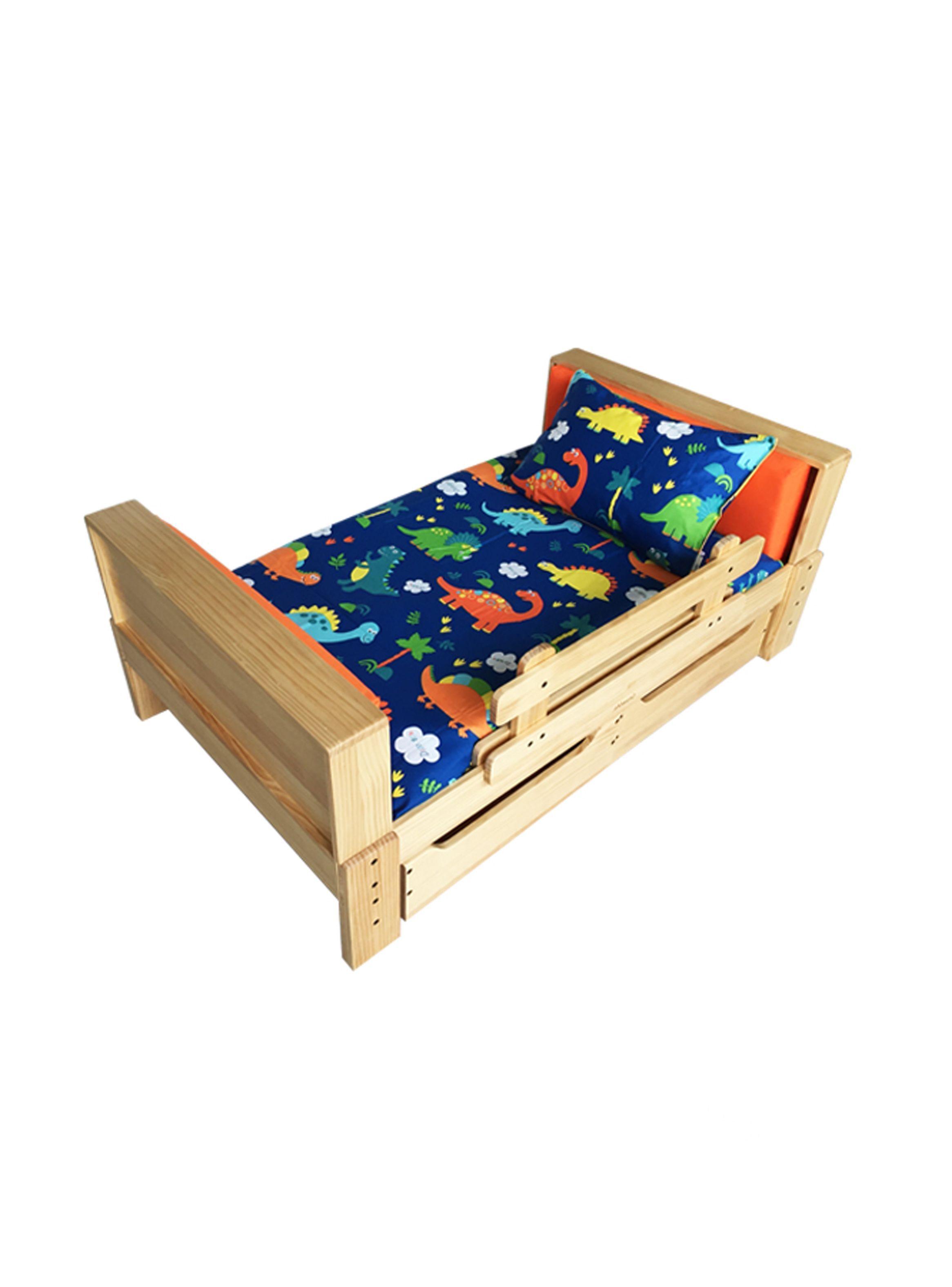 FUNDA DE PLUMÓN ( CUBRECAMA ) DINOSAURIO (120X140) 100% Algodón - para cama infantil o cuna-0