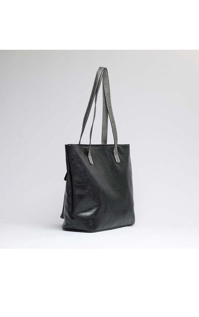 Cartera Hombro  Negra Mina   Humana-2