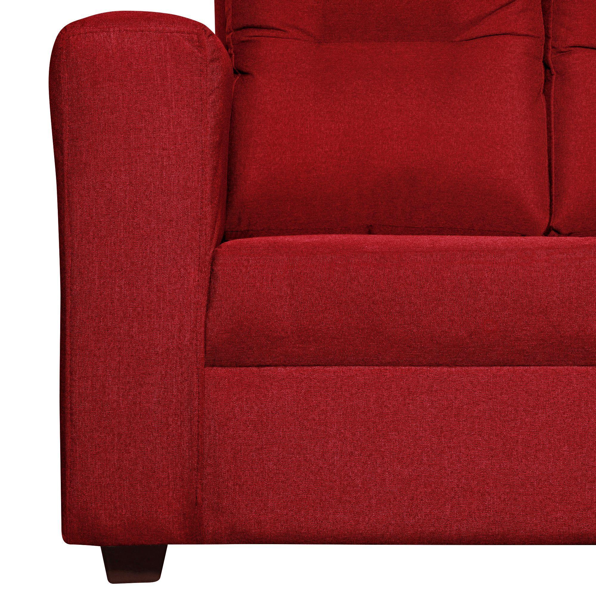 Living Loreto Lino 3 Cuerpos + 2 Pouf Burdeo-4