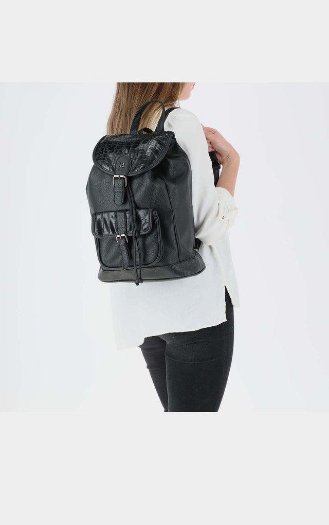 Mochila Buckle Negra Humana-2