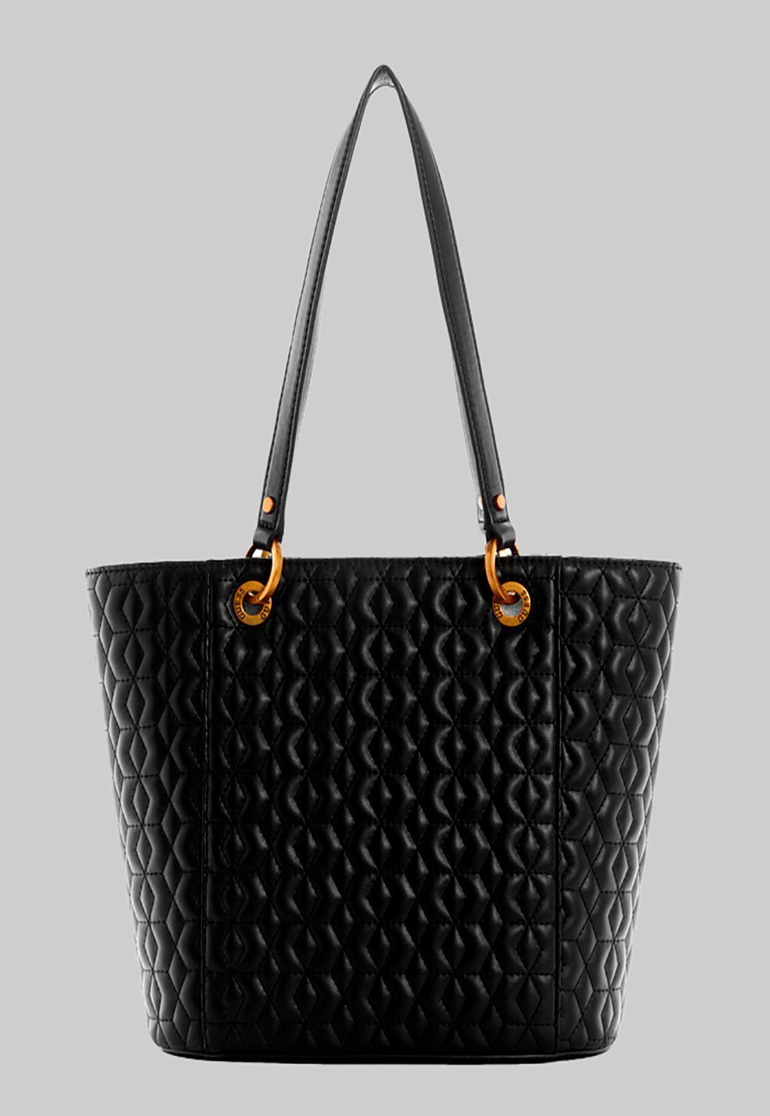 Cartera Noelle Small Elite Tote Bla Negro Guess-2