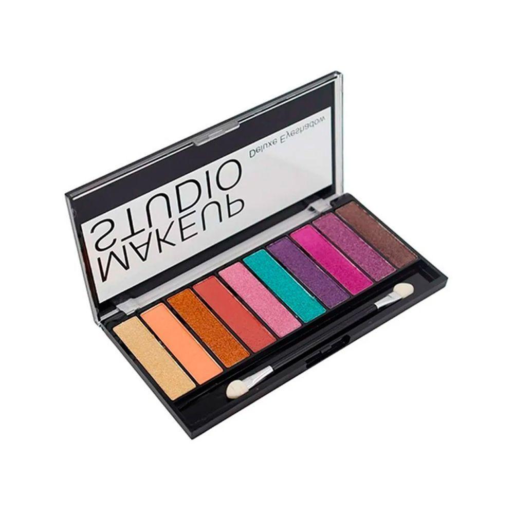 Kit maquillaje Iluminador en polvo y sombras-1