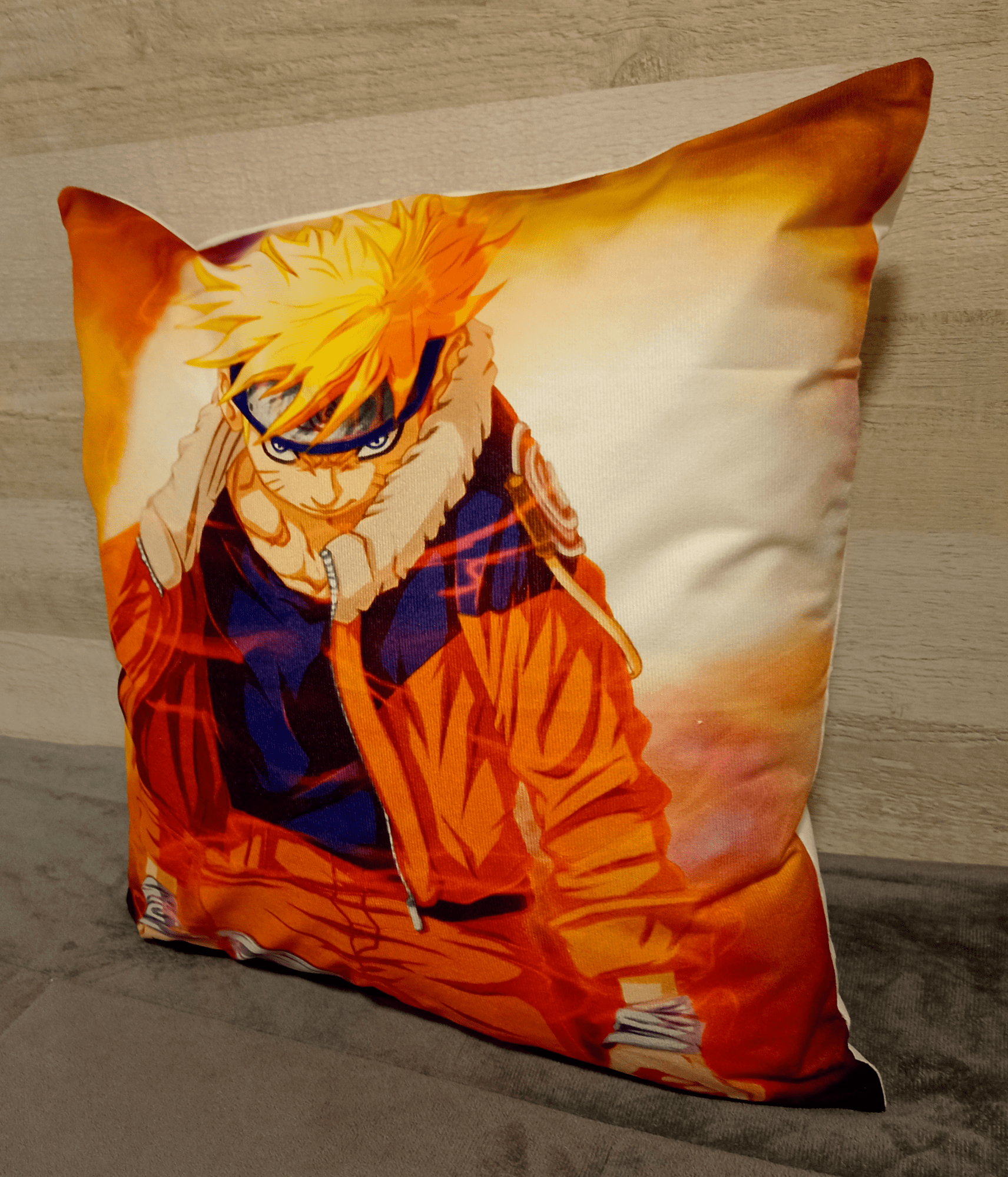 Cojín Felpa 45x45 cm Anime Kurama Niño Extra Suave -2