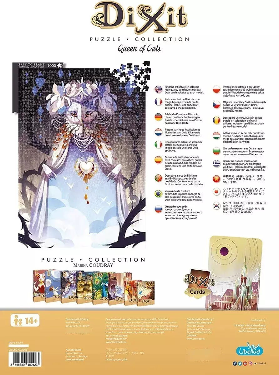 Dixit - Puzzle Rompecabezas 1000 Pzs Queen Of Owls / Diverti-3